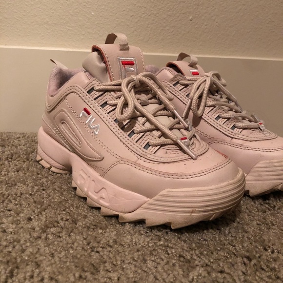 Fila Shoes - Pink Fila Disruptor 2